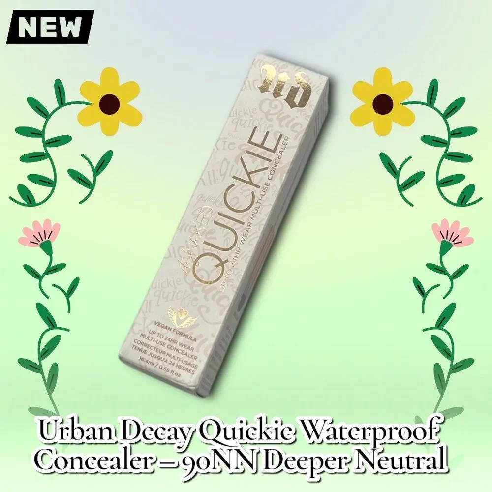New Urban Decay Quickie 24HR Full-Coverage Waterproof Concealer – Shade 90NN Dee